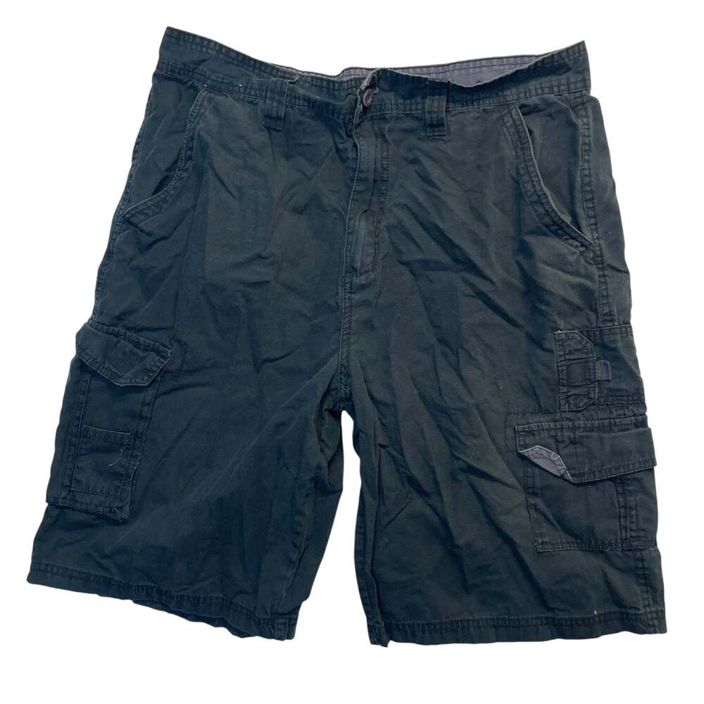 Beverly Hills Polo Club Men’s 36 Black Cargo Shorts Utility Pockets